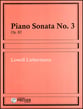 Piano Sonata No. 3 Op. 82 piano sheet music cover